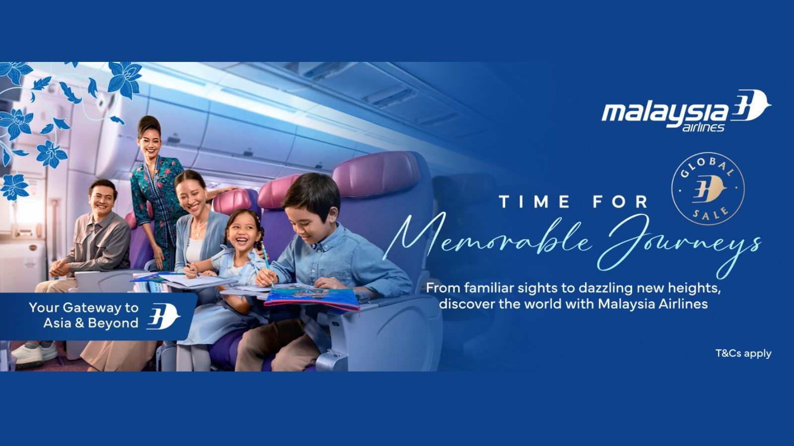  Malaysia Airlines makes time for memories in new global brand push