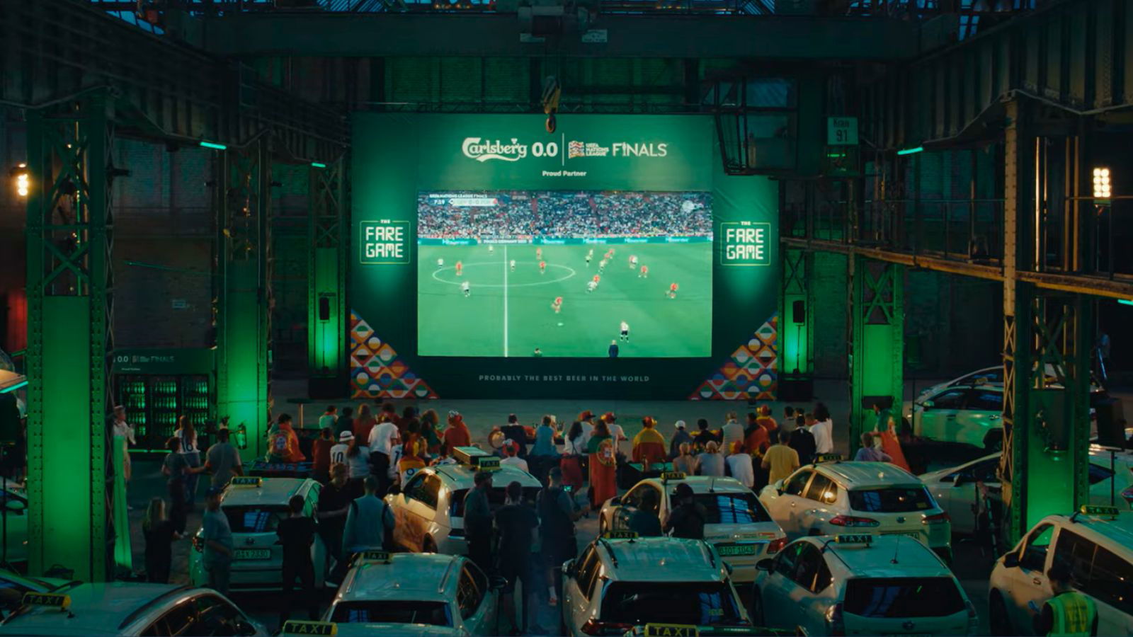 Carlsberg turns cab shifts into match-day magic in surprise fan stunt