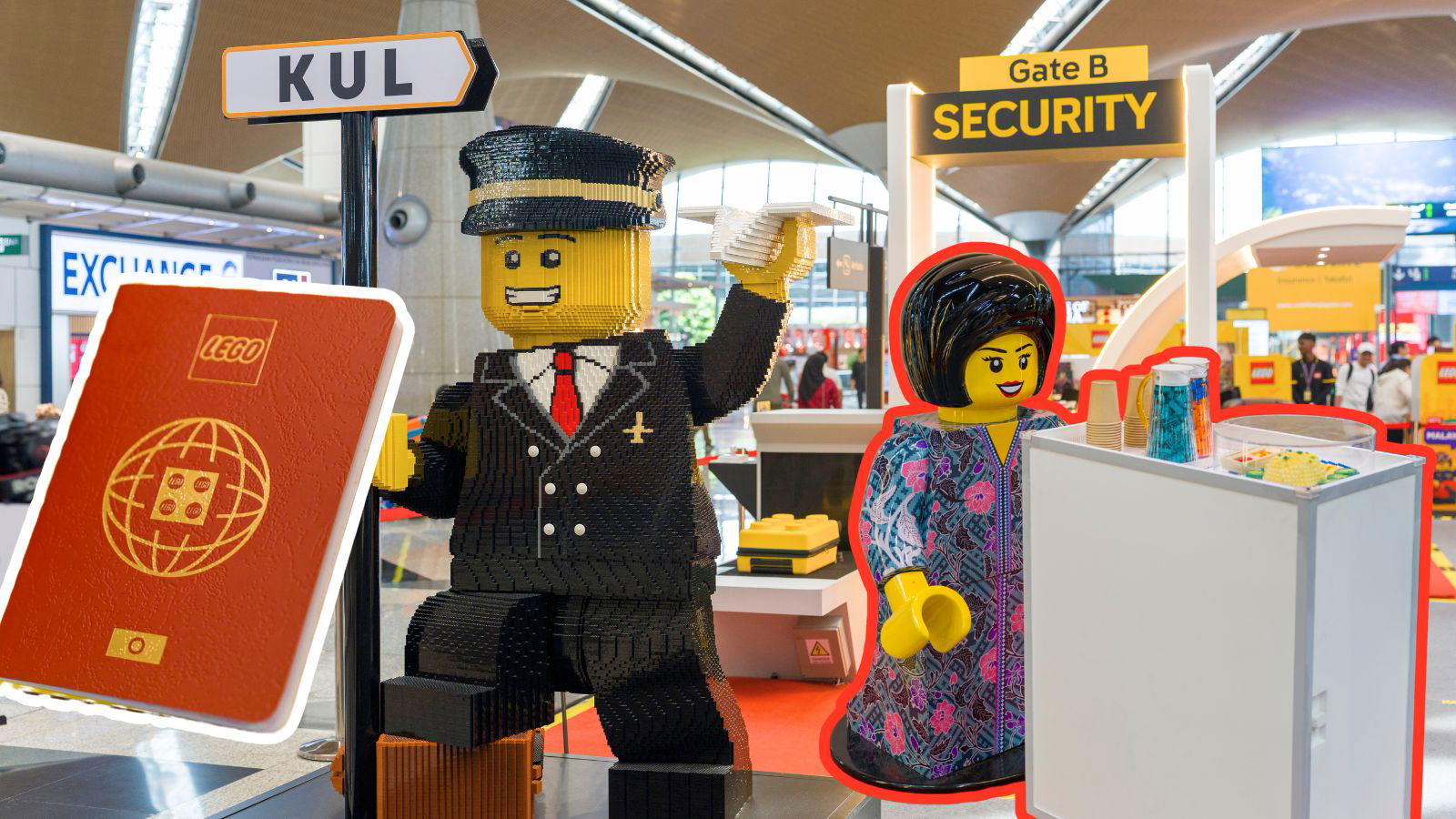 LEGO builds ‘mini airport within an airport’ to welcome travellers to Malaysia
