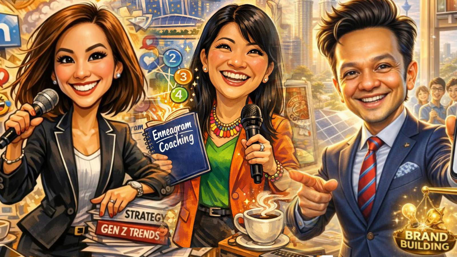 Why marketing leaders are ditching polished headshots for AI caricatures