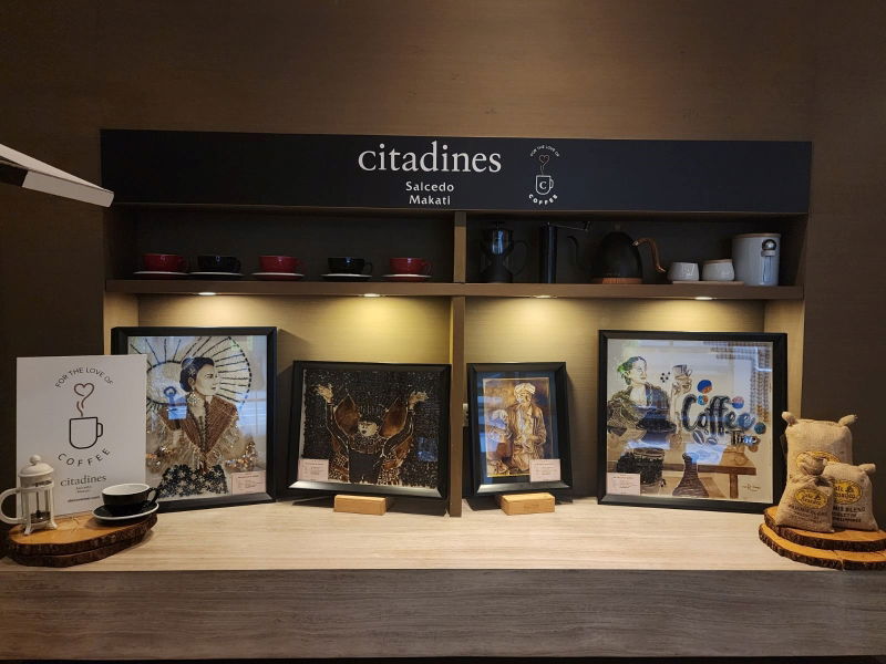 citadines salcedo makati coffee art exhibition