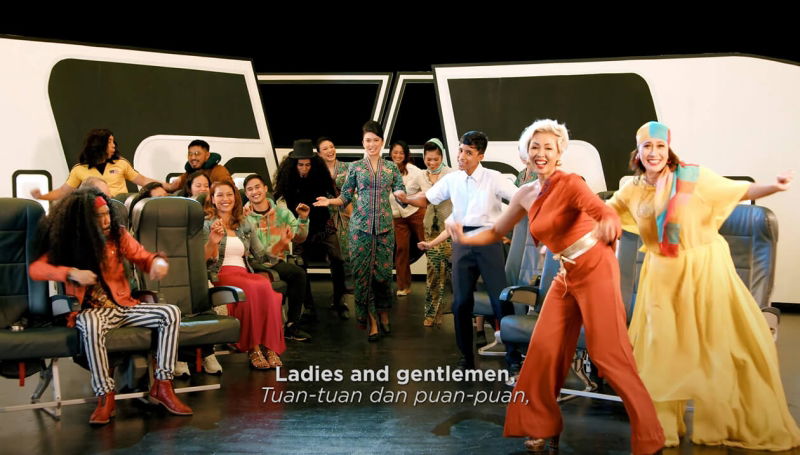 Malaysia Airlines turns in-flight safety video into star studded musical