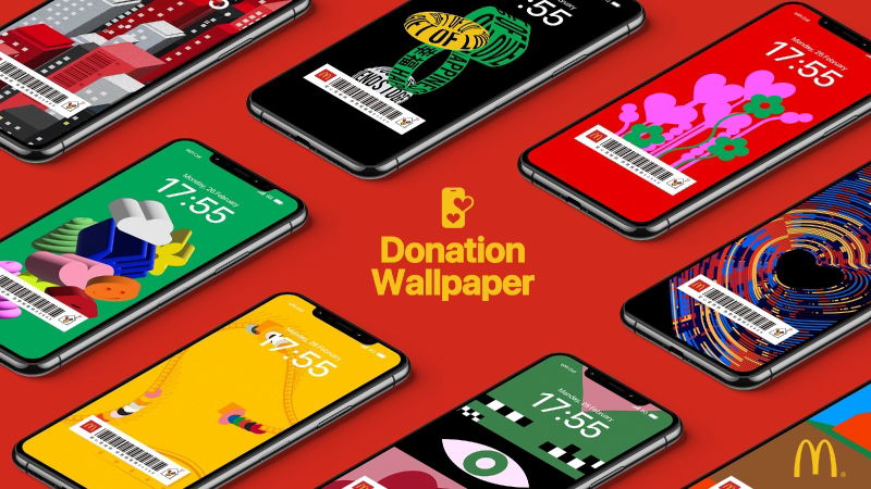 McDonald’s Taiwan rolls out donation wallpapers in 35 designs. Here's why
