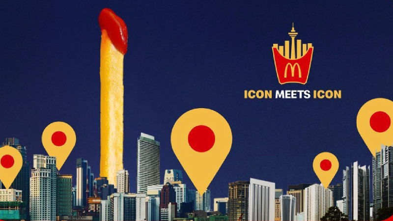 McDonald's Malaysia transforms KL Tower into 'tallest French Fry in MY'